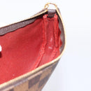LOUIS VUITTON Damier Ebene Mini Pochette Accessoires Pouch N58009 Auth 200830V-17