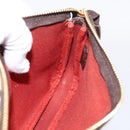 LOUIS VUITTON Damier Ebene Mini Pochette Accessoires Pouch N58009 Auth 200830V-18