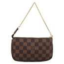 LOUIS VUITTON Damier Ebene Mini Pochette Accessoires Pouch N58009 Auth 200830V-2