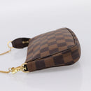 LOUIS VUITTON Damier Ebene Mini Pochette Accessoires Pouch N58009 Auth 200830V-3