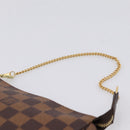 LOUIS VUITTON Damier Ebene Mini Pochette Accessoires Pouch N58009 Auth 200830V-8