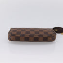LOUIS VUITTON Damier Ebene Mini Pochette Accessoires Pouch N58009 Auth 200830V-5