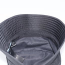 PRADA Bucket Hat Nylon Black Silver Auth 200831V-15