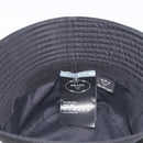 PRADA Bucket Hat Nylon Black Silver Auth 200831V-10