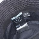PRADA Bucket Hat Nylon Black Silver Auth 200831V-8