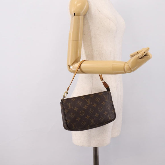 LOUIS VUITTON Monogram Pochette Accessoires Pouch M51980 LV Auth 200833