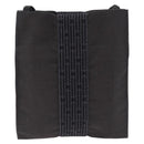 HERMES Her Line Pochette Canvas Gray Auth 200835-2