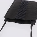 HERMES Her Line Pochette Canvas Gray Auth 200835-6