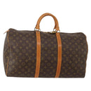 LOUIS VUITTON Monogram Keepall 50 Boston Bag M41426 LV Auth 200838V-1