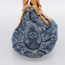 LOUIS VUITTON Monogram Denim Preity Hand Bag Blue M95020 LV Auth 200840SAV-4