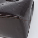 LOUIS VUITTON Monogram Vernis Wilshire PM Bag Rouge Favist M91644 Auth 200841V-16