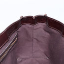LOUIS VUITTON Monogram Vernis Wilshire PM Bag Rouge Favist M91644 Auth 200841V-19