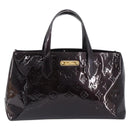 LOUIS VUITTON Monogram Vernis Wilshire PM Bag Rouge Favist M91644 Auth 200841V-13