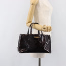 LOUIS VUITTON Monogram Vernis Wilshire PM Bag Rouge Favist M91644 Auth 200841V-23