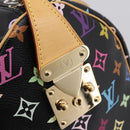 LOUIS VUITTON Monogram Multicolor Speedy 30 Hand Bag Black M92642 Auth 200842SAV-16
