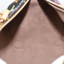 LOUIS VUITTON Monogram Multicolor Speedy 30 Hand Bag Black M92642 Auth 200842SAV-19