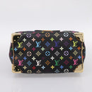 LOUIS VUITTON Monogram Multicolor Speedy 30 Hand Bag Black M92642 Auth 200842SAV-9