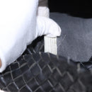 BOTTEGA VENETA INTRECCIATO Cabas MM Tote Bag Leather Black 115664 Auth 200843A-20