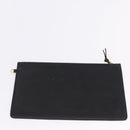 BOTTEGA VENETA INTRECCIATO Cabas MM Tote Bag Leather Black 115664 Auth 200843A-22