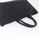 BOTTEGA VENETA INTRECCIATO Cabas MM Tote Bag Leather Black 115664 Auth 200843A-7