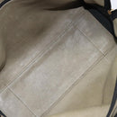LOEWE Amazona 32 Hand Bag Suede Khaki Gold Tone Auth 200845-11