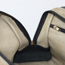 LOEWE Amazona 32 Hand Bag Suede Khaki Gold Tone Auth 200845-21
