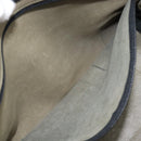 LOEWE Amazona 32 Hand Bag Suede Khaki Gold Tone Auth 200845-23