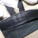 LOEWE Amazona 32 Hand Bag Suede Khaki Gold Tone Auth 200845-12