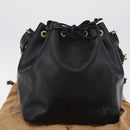 LOUIS VUITTON Epi Petit Noe Shoulder Bag Black M44102 LV Auth 200846-12