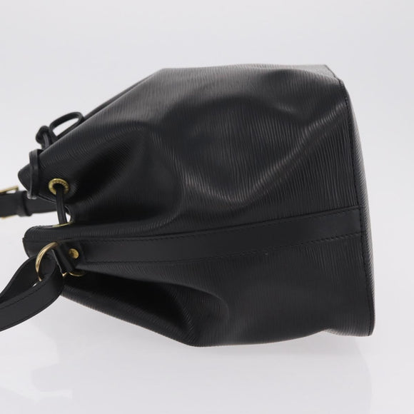 LOUIS VUITTON Epi Petit Noe Shoulder Bag Black M44102 LV Auth 200846