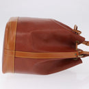 LOUIS VUITTON Epi Noe Shoulder Bag Brown Zipang gold M44028 LV Auth 200847A-3