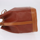 LOUIS VUITTON Epi Noe Shoulder Bag Brown Zipang gold M44028 LV Auth 200847A-4