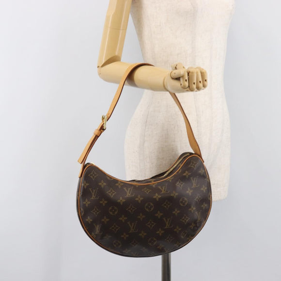 LOUIS VUITTON Monogram Croissant MM Shoulder Bag M51512 LV Auth 200848V