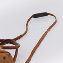 MCM Vicetos Hand Bag PVC Leather 2way Brown Gold Tone Auth 200849-10