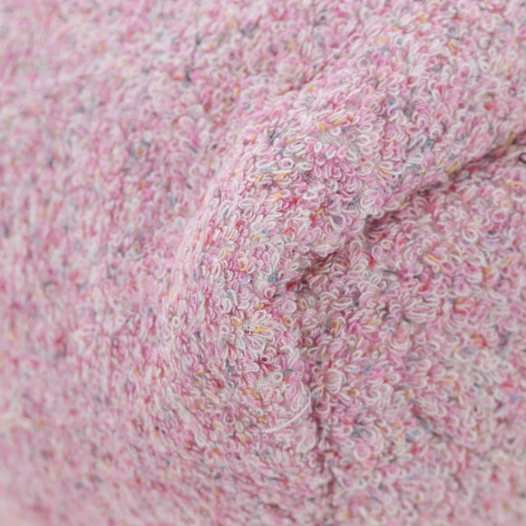 CHANEL Big Coco Beach Bag Towel Set Pile Pink CC Auth 200851SAM