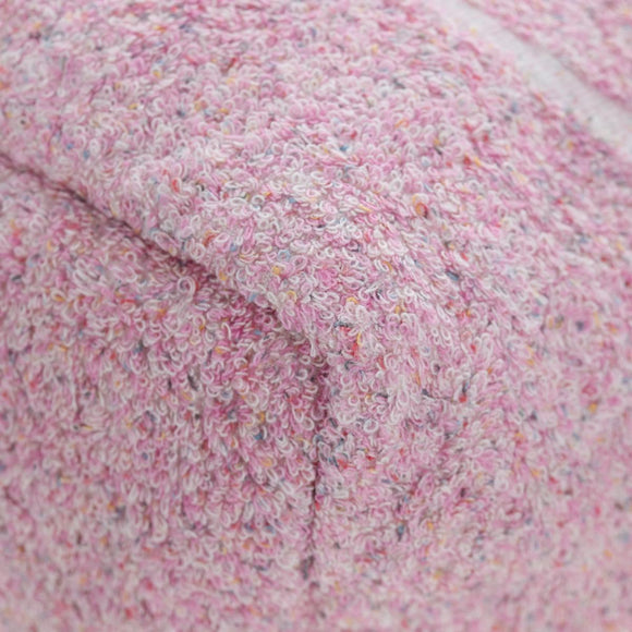 CHANEL Big Coco Beach Bag Towel Set Pile Pink CC Auth 200851SAM