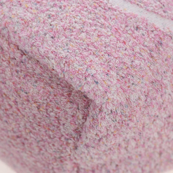 CHANEL Big Coco Beach Bag Towel Set Pile Pink CC Auth 200851SAM