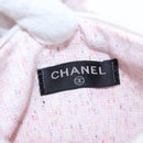CHANEL Big Coco Beach Bag Towel Set Pile Pink CC Auth 200851SAM-23