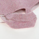 CHANEL Big Coco Beach Bag Towel Set Pile Pink CC Auth 200851SAM-7