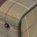 Burberrys Nova Check Boston Bag Canvas Beige Gold Auth 200886-14