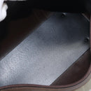 Burberrys Nova Check Boston Bag Canvas Beige Gold Auth 200886-11