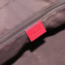 GUCCI GG Canvas Princey Web Sherry Line Bag Beige Gold 161720 Auth 200889V-15