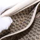 SAINT LAURENT Shoulder Bag Leather Ivory Gold Auth 200890A-25