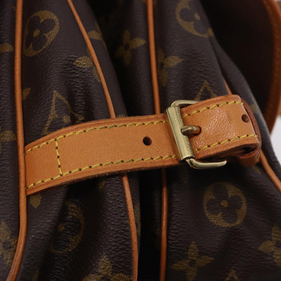 LOUIS VUITTON Monogram Saumur 30 Shoulder Bag M42256 LV Auth 200894V