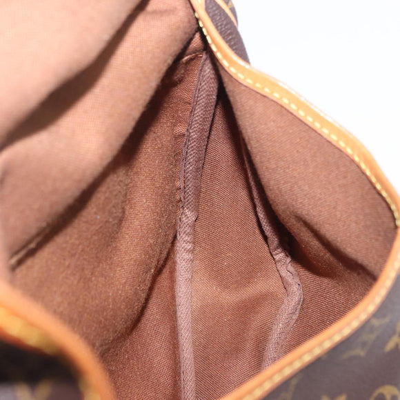 LOUIS VUITTON Monogram Saumur 30 Shoulder Bag M42256 LV Auth 200894V