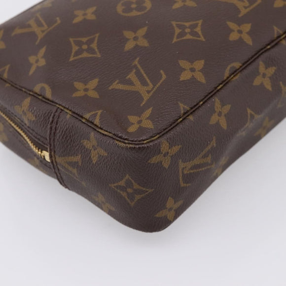LOUIS VUITTON Monogram Trousse Toilette 23 Clutch Bag M47524 LV Auth 200895