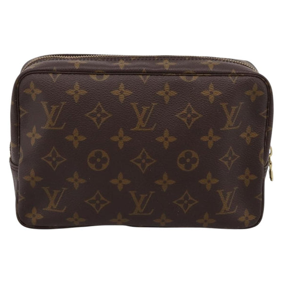 LOUIS VUITTON Monogram Trousse Toilette 23 Clutch Bag M47524 LV Auth 200895