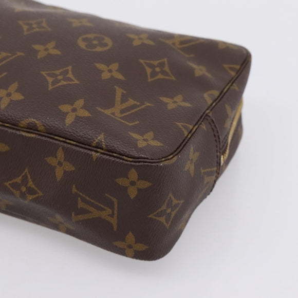 LOUIS VUITTON Monogram Trousse Toilette 23 Clutch Bag M47524 LV Auth 200895