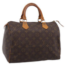 LOUIS VUITTON Monogram Speedy 30 Hand Bag M41526 LV Auth 200896-1