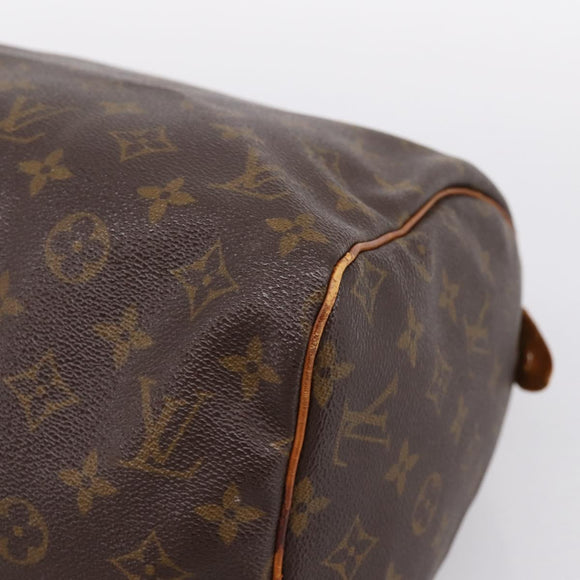 LOUIS VUITTON Monogram Speedy 30 Hand Bag M41526 LV Auth 200896